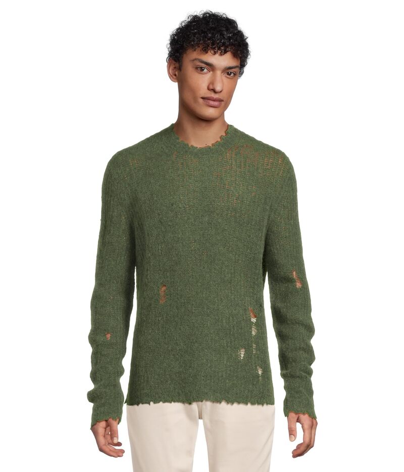 オールセインツ メンズ アウター パーカー・スウェット AllSaints Bleaker Crew Milo Green グリーン
