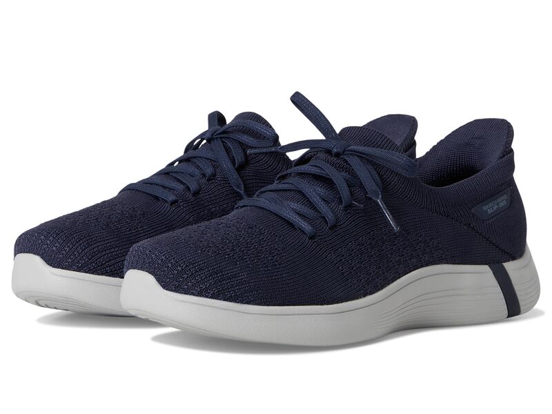 スケッチャーズ レディース シューズ スニーカー 編み物 SKECHERS On-The-Go Hands Free Slip-ins Swift w/ Knit Fit Navy 米国海軍