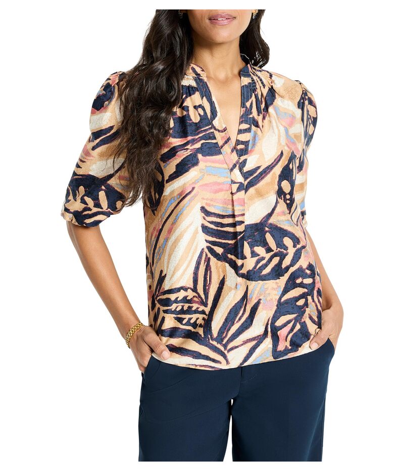 ニックプラスゾーイ レディース トップス シャツ NIC+ZOE Terracotta Garden Top Neutral Multi マルチカラー