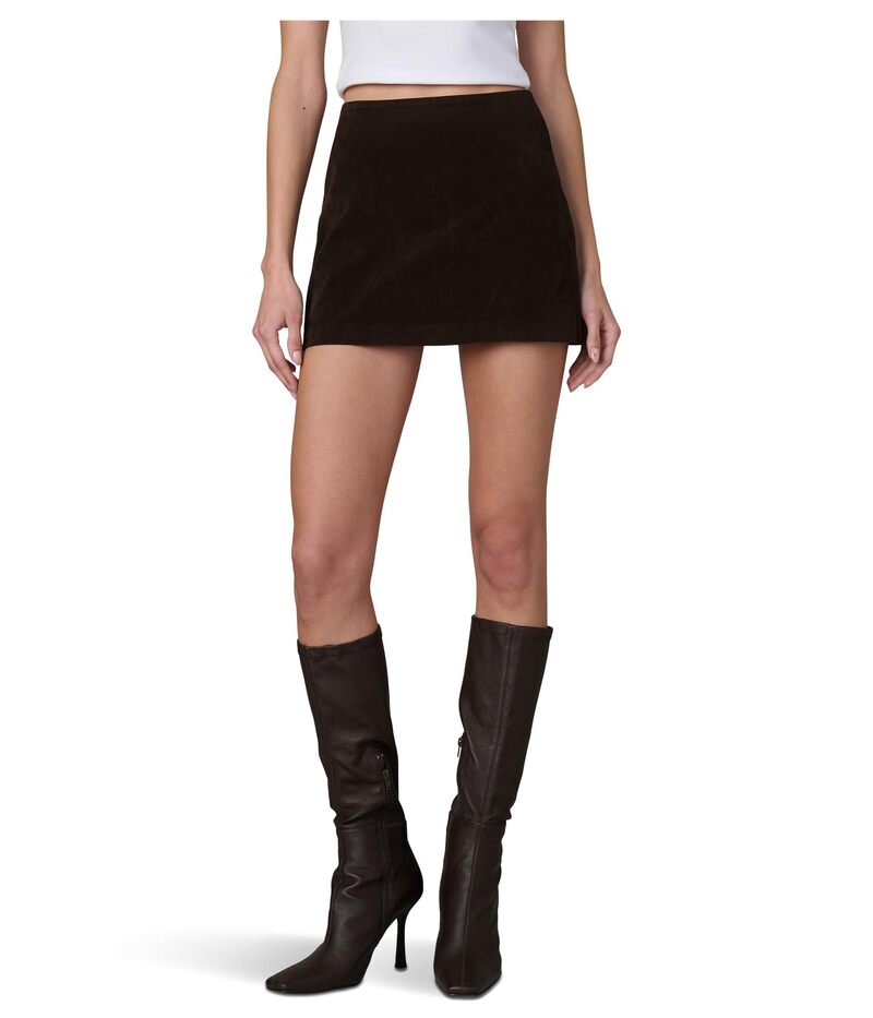 ジョーズジーンズ レディース ボトムス スカート ミニ スエード Joe's Jeans The Vegan Suede Mini Skirt Dark Chocolate チョコレート 19,965円