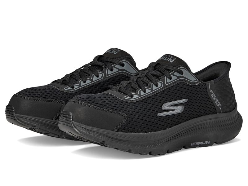 スケッチャーズ メンズ シューズ スニーカー SKECHERS Go Run Consistent 2.0 - Empower Hands Free Slip-Ins Black/Black ブラック