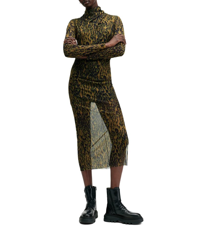 オールセインツ レディース トップス ワンピース AllSaints Tia Dress Teresa Khaki Green 1 グリーン|ReVida 店