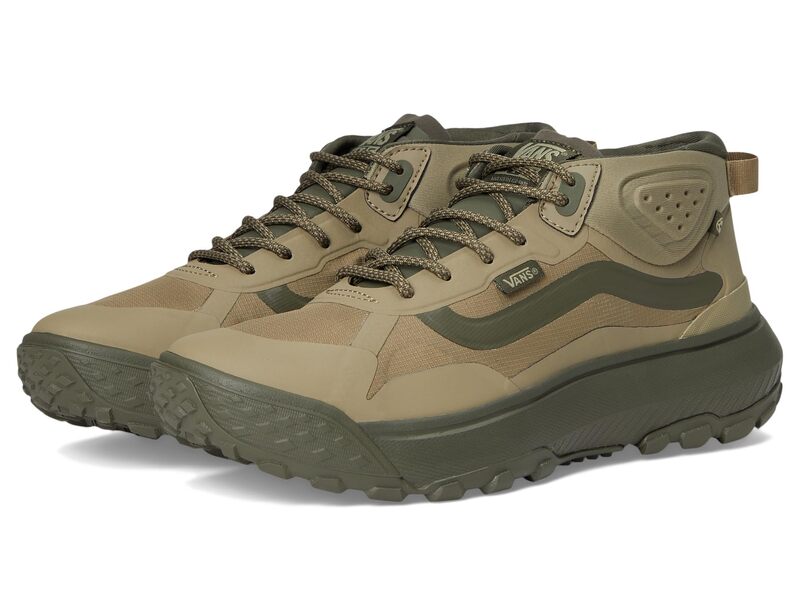 バンズ メンズ シューズ ブーツ・レインブーツ Vans MTE Crosspath Mid Dark Green/Dark Brown グリーン