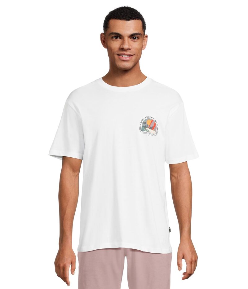 ビラボン メンズ トップス シャツ ダウン Billabong Sundown Adiv Short Sleeve White ホワイト