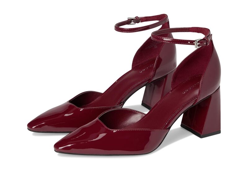 カルバンクライン レディース シューズ ヒール Calvin Klein Nalene Dark Red Patent レッド|ReVida 店