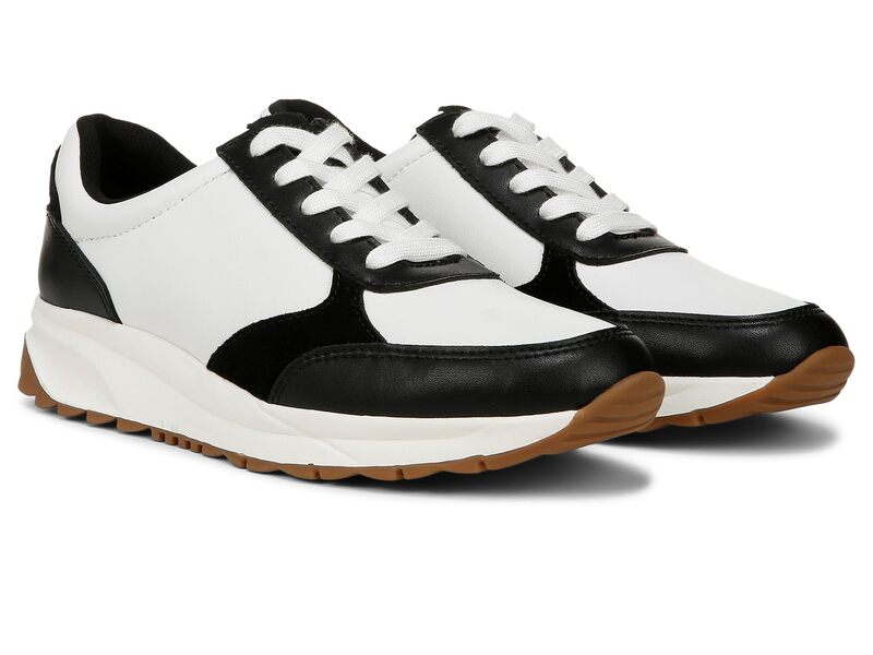 ナチュライザー レディース アンダー御召しもの ソックス Naturalizer Shay Warm White/Black Leather 白いこと