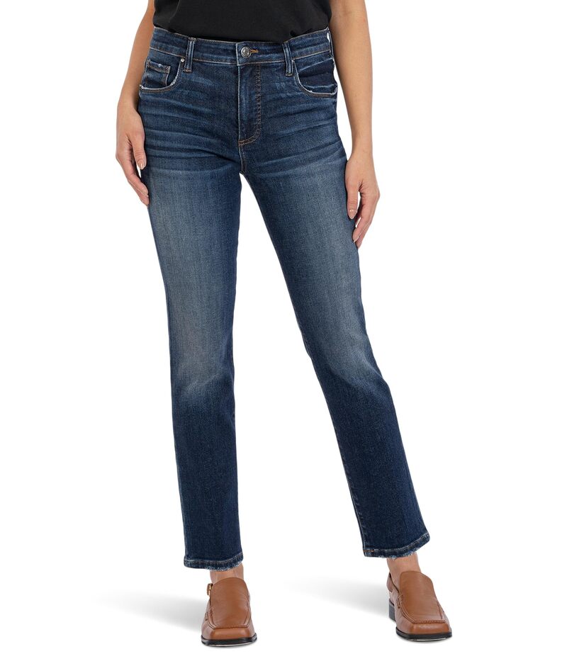 カットフロムザクロス レディース ボトムス ジーンズズボン下 アンクル KUT from the Kloth Reese High Rise Fab Ab Ankle Straight Long Inseam Regular Hem Enchantment