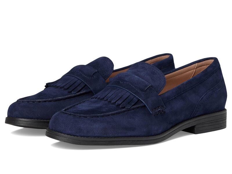 コールハーン レディース シューズ スリッポン・ローファー Cole Haan Stassi Kiltie Loafers Midnight Moon Suede 19,511円