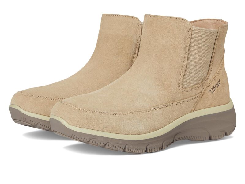 スケッチャーズ レディース シューズ ブーツ・レインブーツ SKECHERS Easy Going - Casual Icon Hands Free Slip-ins Dark Natural 14,541円