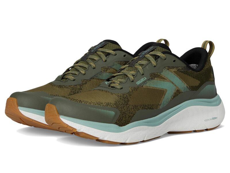キーン レディース シューズ ブーツ・レインブーツ KEEN Leiki Waterproof Hiking Shoes Winter Moss/Granite Green グリーン