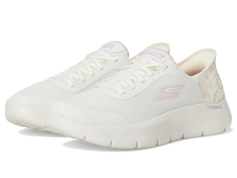 スケッチャーズ レディース シューズ スニーカー SKECHERS Performance Go Walk Flex Eva Hands Free Slip-Ins Natural/Purple パープル
