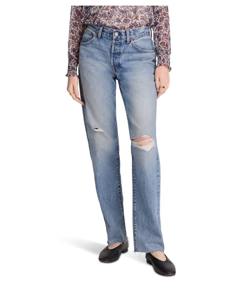 メイドウェル レディース ボトムス デニムパンツ Madewell Dean Easy Straight Jean in Nickelsville Wash Nickelsville Wash
