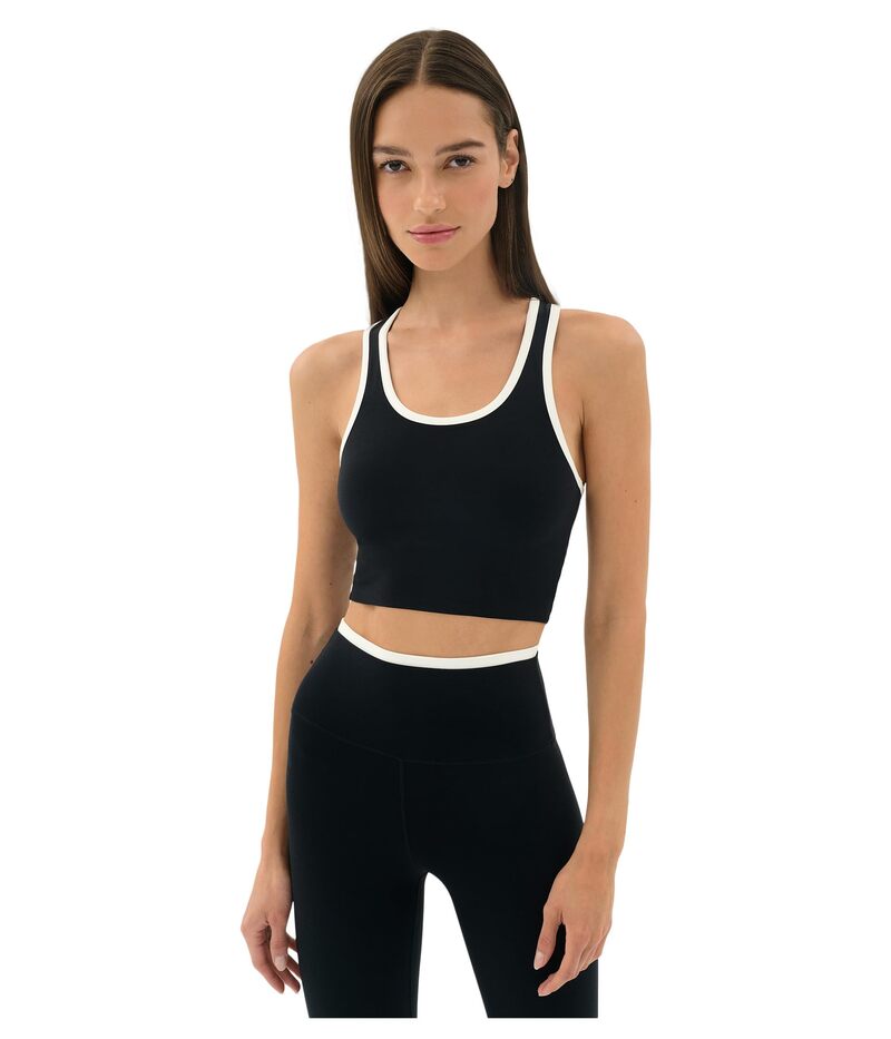 スピリッツフィフティファイブ レディース アンダーウェア ブラジャー Splits59 Amber Airweight Bralette Black/White ホワイト