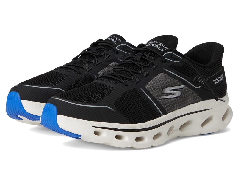 スケッチャーズ レディース シューズ スニーカー SKECHERS Performance Go Walk Glide Step 2.0 Elektra Hands Free Slip-Ins Black/White ホワイト