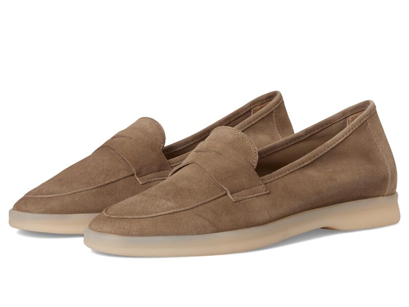 ベネリ レディース シューズ スリッポン・ローファー Vaneli Undine Taupe Suede トープ