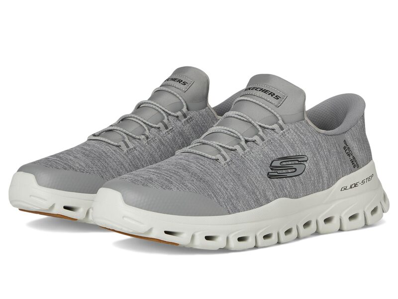 スケッチャーズ メンズ シューズ スニーカー SKECHERS Glide-Step Zefyr Hands Free Slip-in Gray グレー