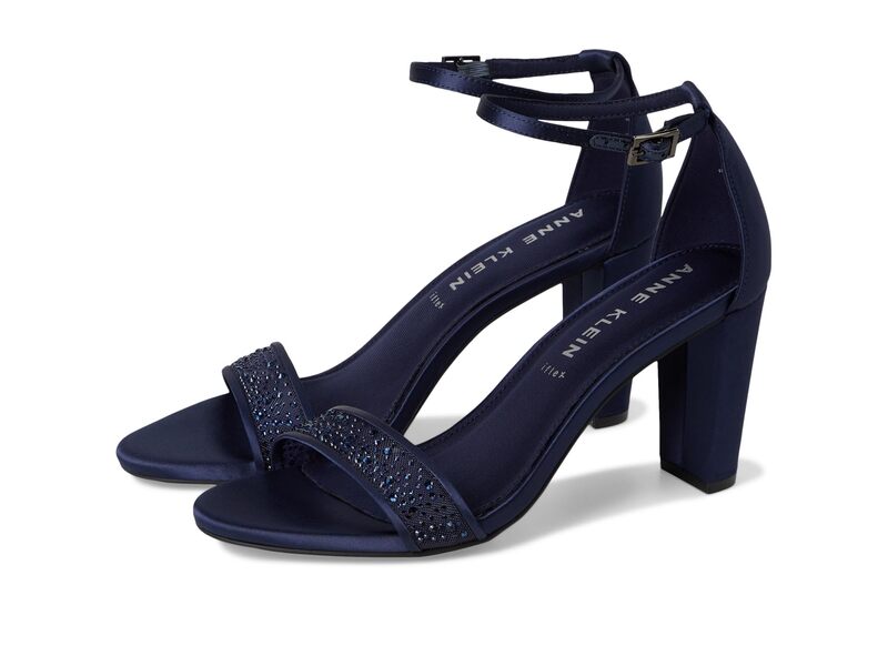 アンクライン レディース シューズ ヒール Anne Klein Kourtney-C Navy Crystal ネイビー|ReVida 店