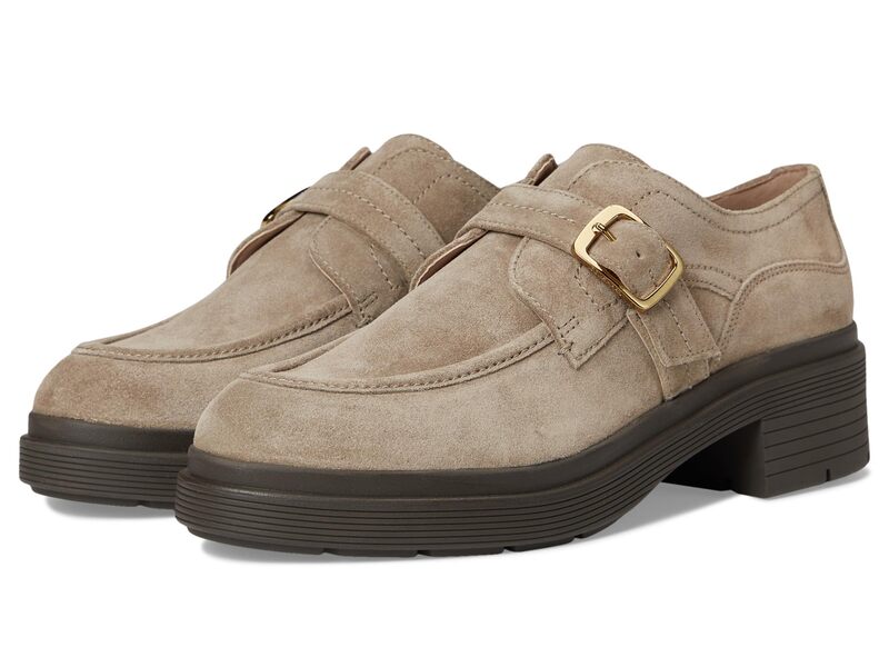 電話を掛けるハーン レディース シューズ オックスフォード モンクストラップ モンク Cole Haan Carlitta Monk Strap Lug Oxfords Irish Coffee Suede 珈琲 レディース靴-靴