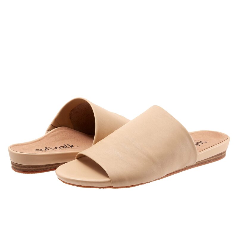 ソフトウォーク レディース シューズ サンダル SoftWalk Camano Beige ベージュ｜ReVida 店