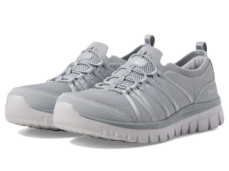 スケッチャーズ レディース シューズ スニーカー SKECHERS Graceful - Soft Soul Grey 薄墨色