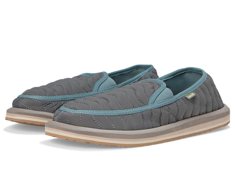 サヌーク メンズ シューズ スニーカー キルティング Sanuk Donny Quilted Blue Grey グレー