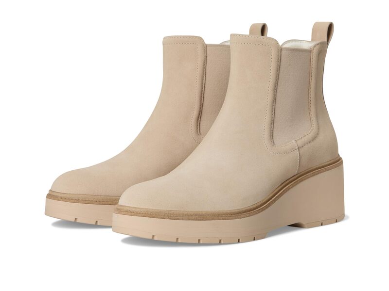 コールハーン レディース シューズ ブーツ・レインブーツ Cole Haan Zerogrand Cityquest Waterproof Wedge Boots Light Sesame Suede Waterproof