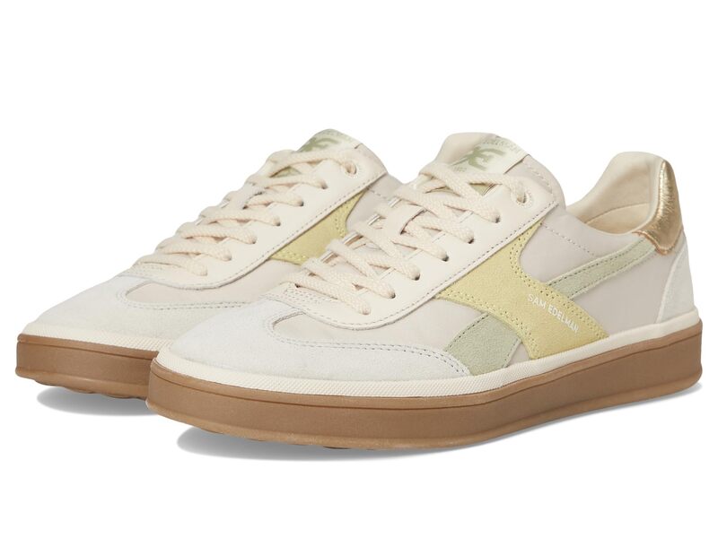 サムエデルマン レディース シューズ 踵 Sam Edelman Althea Modern Ivory/Yellow/Green 象牙色