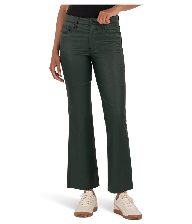 カットフロムザクロス レディース ボトムス カジュアルパンツ アンクル KUT from the Kloth Kelsey High-Rise Ankle Flare With Raw Hem Forest フォレスト