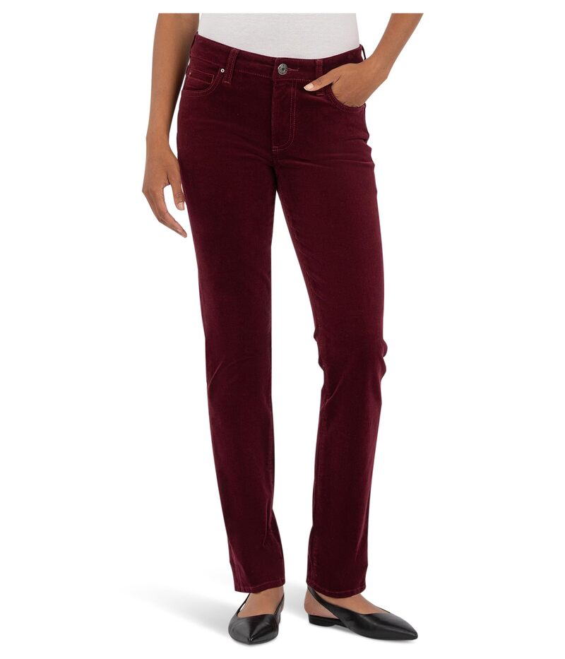 カットフロムザクロス レディース ボトムス デニムパンツ コーデュロイ KUT from the Kloth Catherine Corduroy Boyfriend 5 Pockets in Dark Cherry Dark Cherry