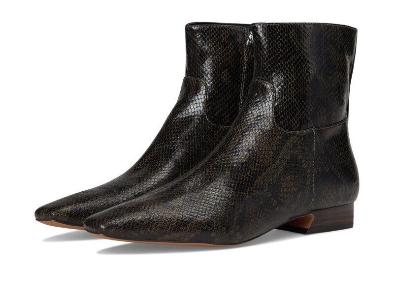 フリーピープル レディース シューズ ブーツ・レインブーツ プリント アンクル ブーツ Free People Easy Does It Snake Print Ankle Boots Military Snake Print
