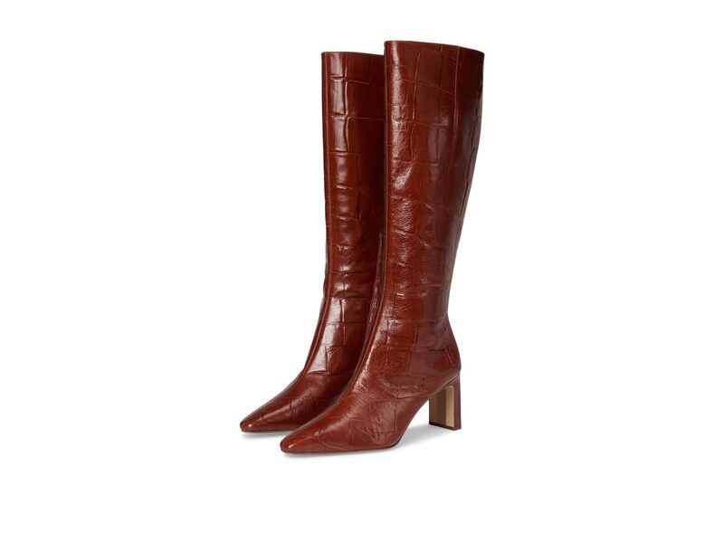 サムエデルマン レディース シューズ ブーツ・レインブーツ Sam Edelman Sylvia 2 New Cognac Croco Leather｜ReVida 店