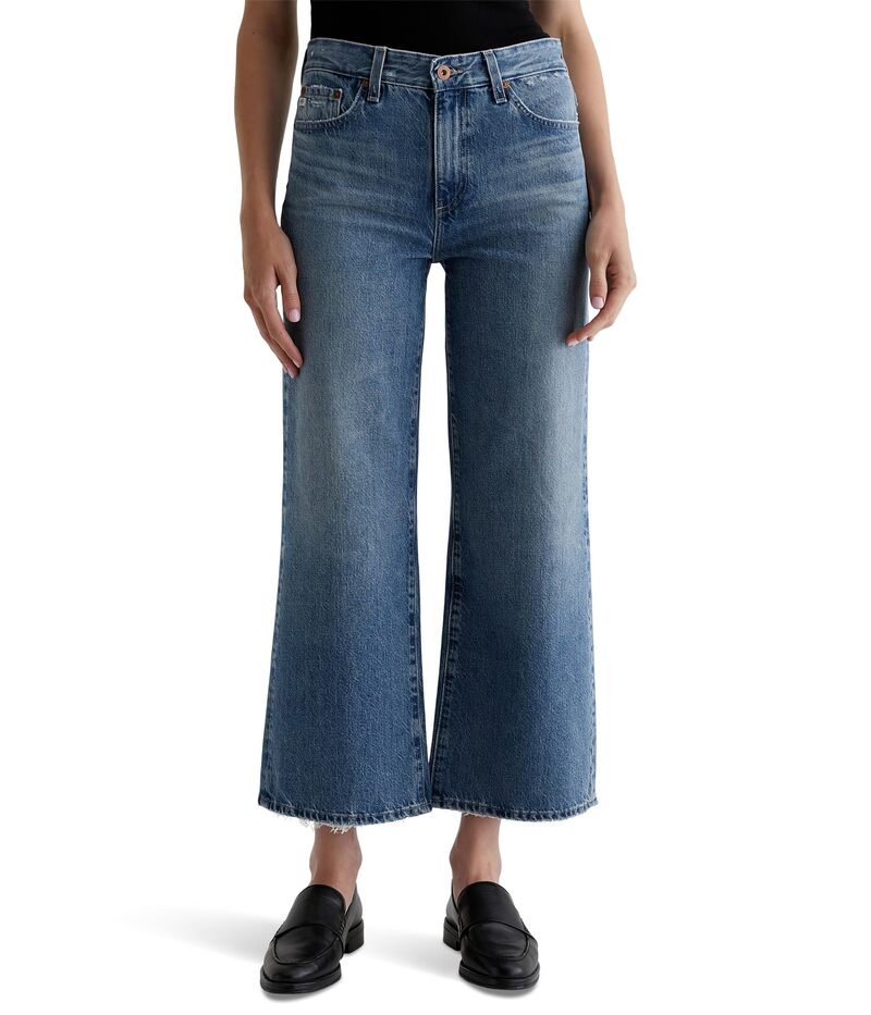 エージージーンズ レディース ボトムス デニムパンツ ワイドレッグ AG Jeans Saige Mid Rise Wide Leg Jeans in Castlebay Castlebay
