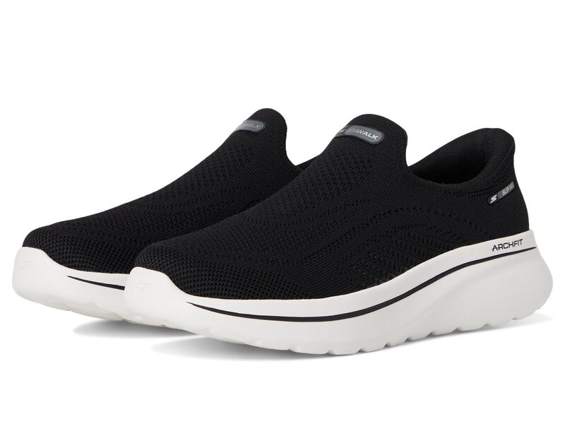 スケッチャーズ レディース シューズ スニーカー SKECHERS Performance Go Walk Arch Fit N-Joy Arianne Hands Free Slip-Ins Black 黒いこと
