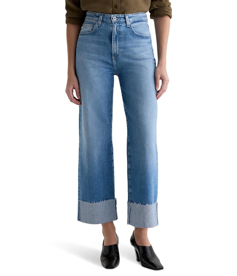 エージージーンズ レディース ボトムス デニムパンツ アンクル AG Jeans Kora High-Rise Wide Ankle in Sincerely Sincerely｜ReVida 店