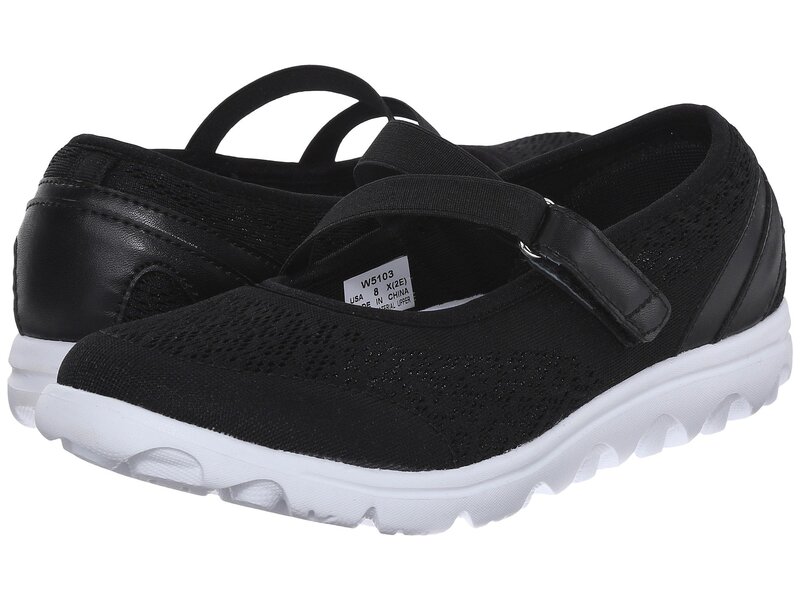 プロペット レディース シューズ スニーカー Propet TravelActiv Mary Jane Black ブラック
