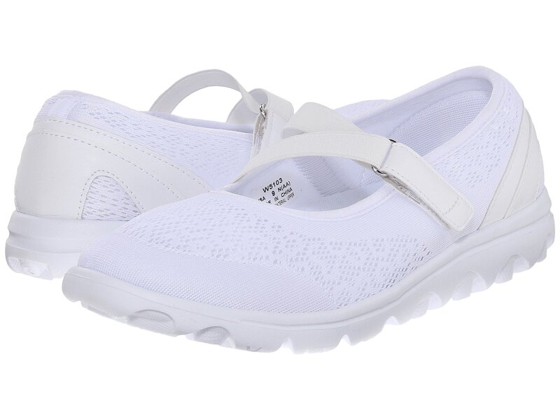 プロペット レディース シューズ スニーカー Propet TravelActiv Mary Jane White ホワイト