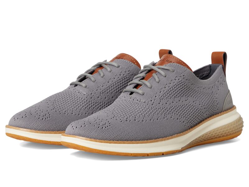 コールハーン メンズ シューズ スニーカー オックスフォード Cole Haan Original Grand Energy Weave Stitchlite Wing Oxford Ironstone/British Tan/Ivory アイボリー