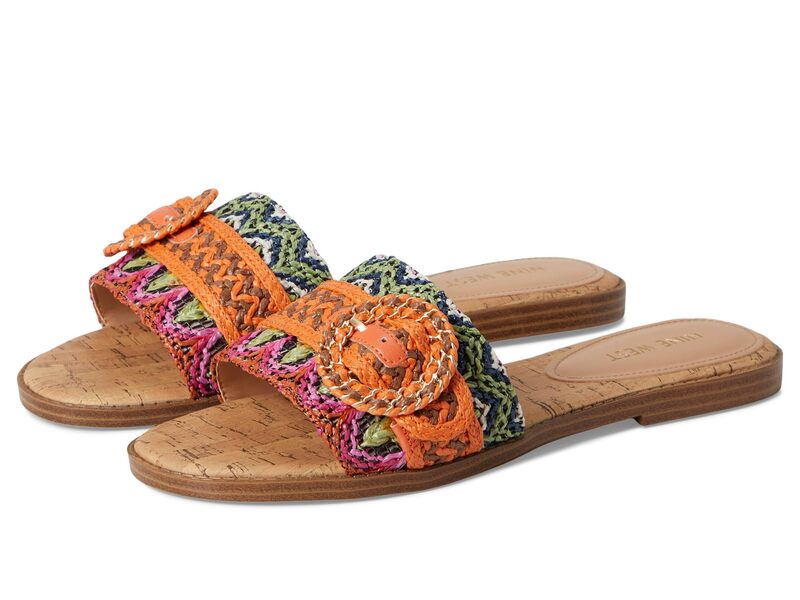 ナインウェスト レディース シューズ サンダル Nine West Poland Orange/Brown Multi オレンジ