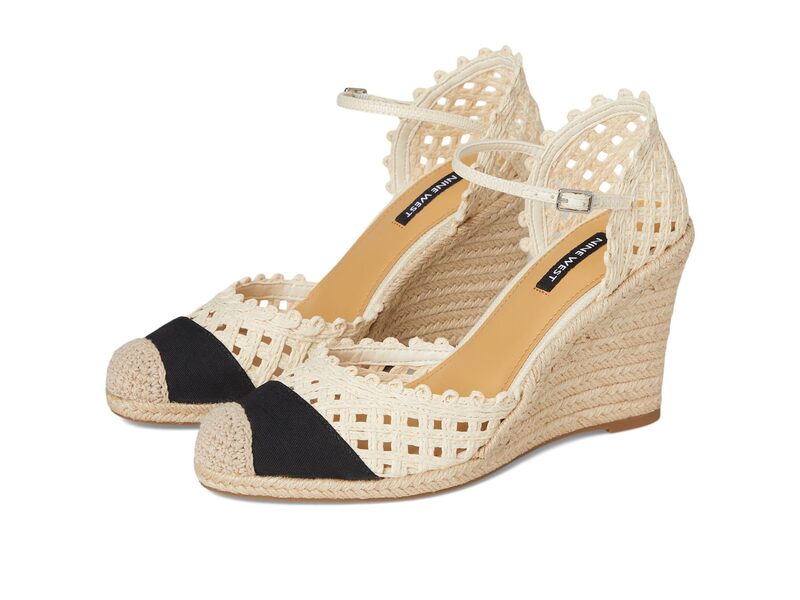 ナインウェスト レディース シューズ ヒール Nine West Mckinly Cream/Black クリーム|ReVida 店
