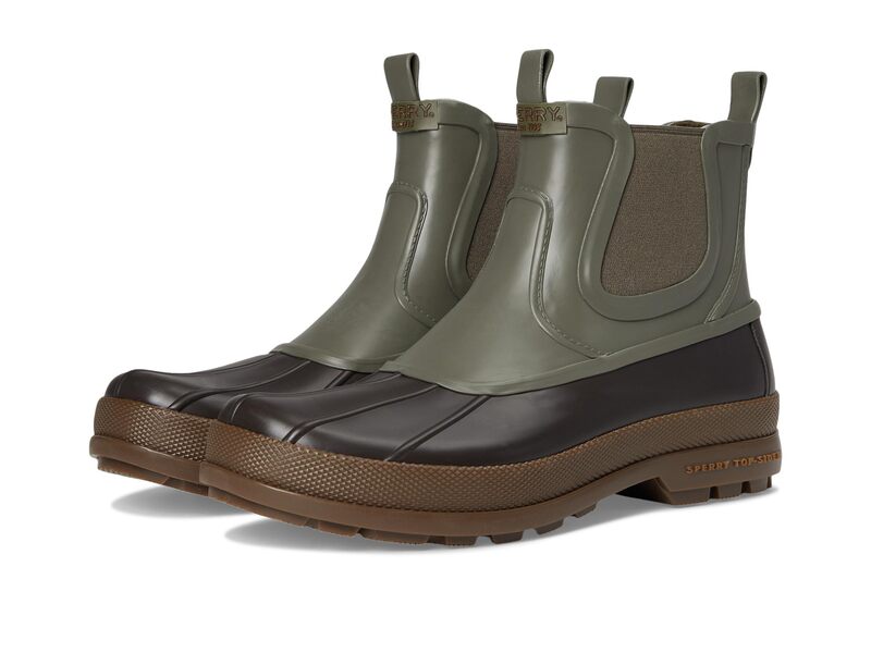 スペリー メンズ シューズ ブーツ・レインブーツ Sperry Clifton Boots Olive オリーブ|ReVida 店