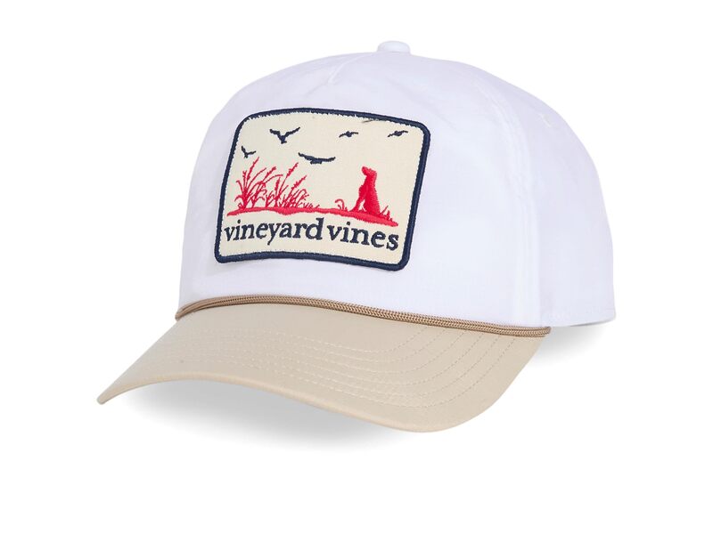 ヴァインヤードヴァインズ メンズ アクセサリー 帽子 Vineyard Vines Hunting Dog Silo 5-panel Hat Stone ストーン