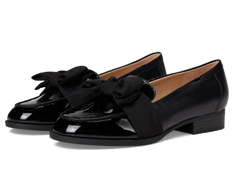 バンドリーノ レディース シューズ スリッポン・ローファー Bandolino Lindio Black Patent ブラック｜ReVida 店