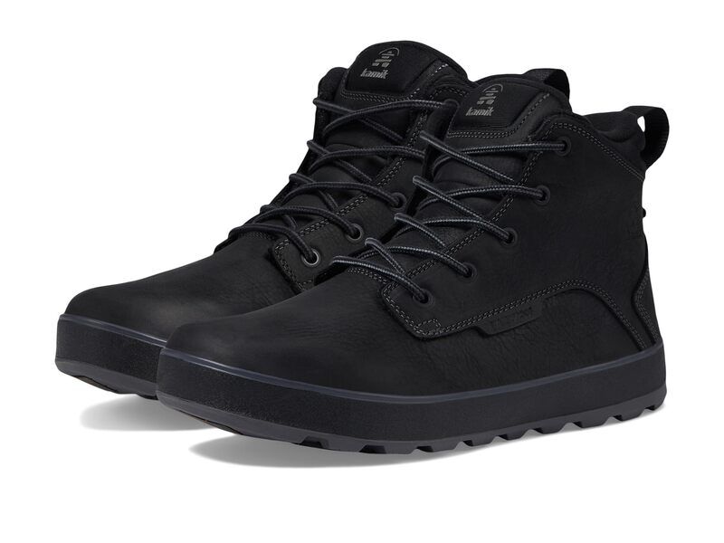 カミック メンズ シューズ ブーツ・レインブーツ Kamik Spencer Mid Black ブラック