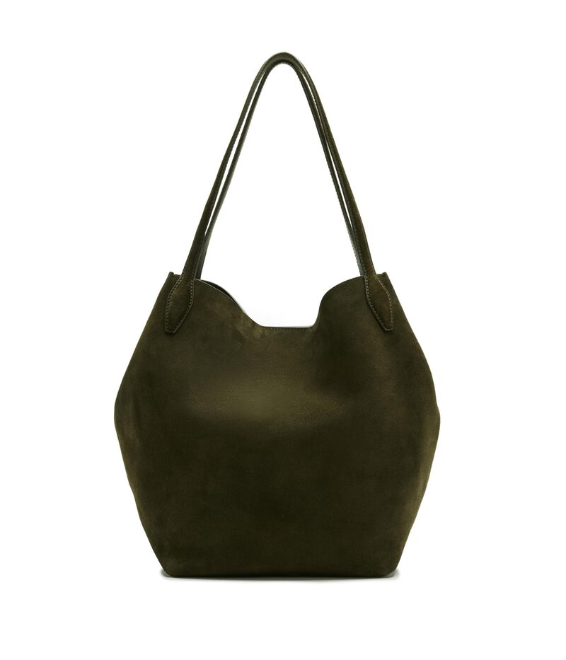 メイドウェル レディース バッグ スエード Madewell Suede Soft Grain Shopper Dried Olive オリーブ