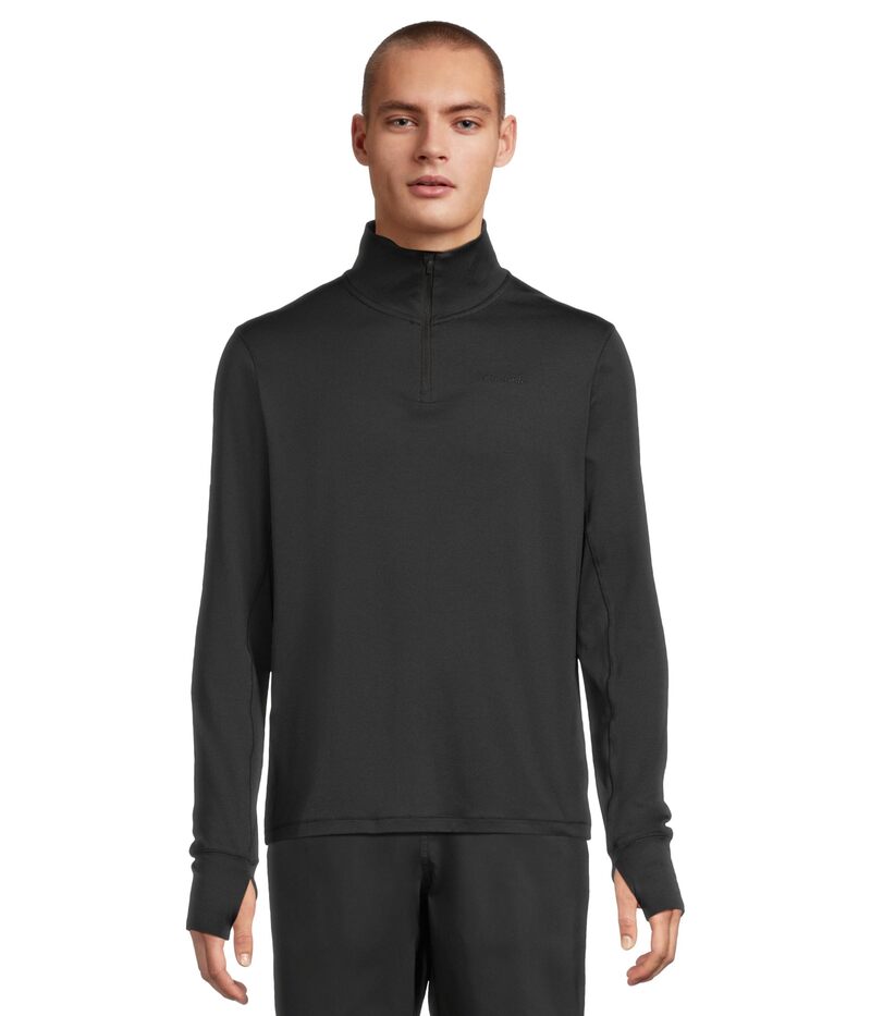 手工芸品 メンズ トップス プルオーバー ハーフジップ Craft Flow Halfzip Longsleeve Black Melange 黒いこと
