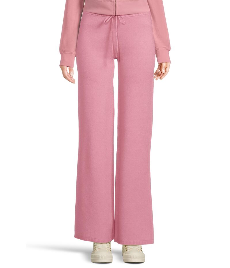 ジューシークチュール レディース ボトムス カジュアルパンツ ワイドレッグ セーター Juicy Couture Sweater Wide Leg Pants Rose|ReVida 店