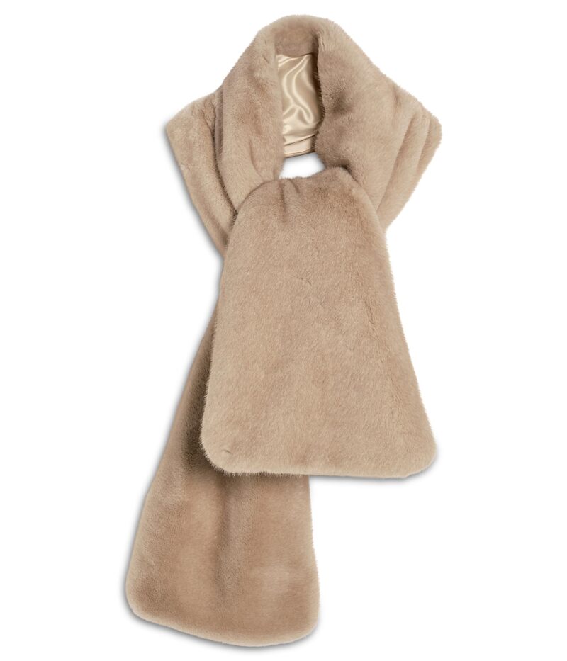 フリーピープル レディース アクセサリー マフラー・ストール・スカーフ Free People Snow Angel Faux Fur Scarf Ivory アイボリー