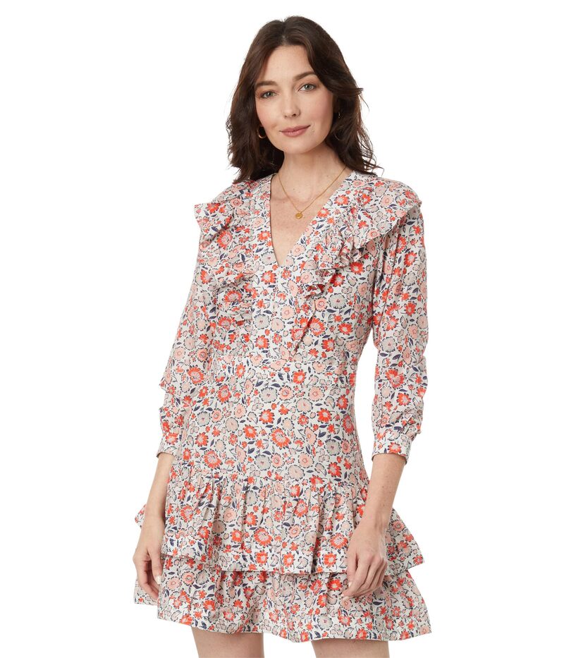 ヴァインヤードヴァインズ レディース トップス 衣装 フラウンス Vineyard Vines Ivy Ruffle Dress Floral Multi/Stone 石ころ