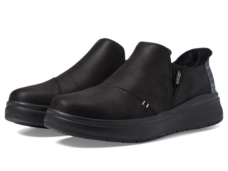 スケッチャーズ レディース シューズ スニーカー BOBS from SKECHERS Bobskipper Wave - Stay Snug Black 黒いこと