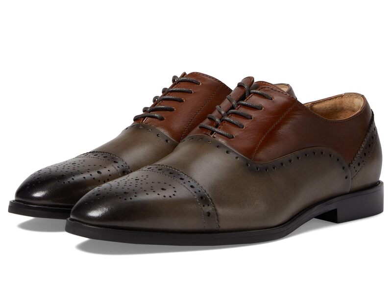 ステイシーアダムス メンズ シューズ オックスフォード キャップ レース Stacy Adams Reynolds Cap Toe Lace-Up Gray Multi グレー